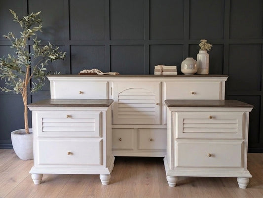 50% Deposit – Coastal Modern Solid Wood Bedroom Set by Rotta