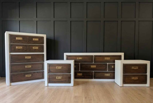 Mid-Century Vintage Modern 4-Piece Bedroom Set