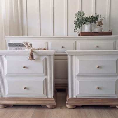 Solid Wood 4-Piece Bedroom Set - Dresser, Tall Chest & 2 Nightstands | Retrodern, Longwood FL