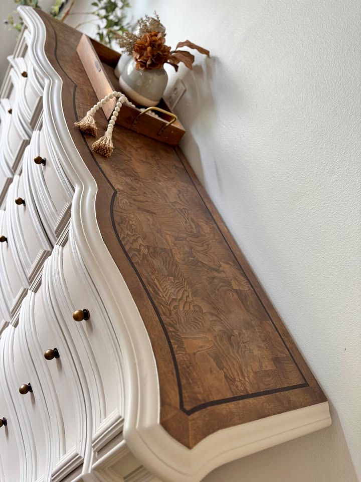 Oversized Neutral Taupe Dresser – 70" Wide – Entry Console, Office Credenza, or Statement Buffet
