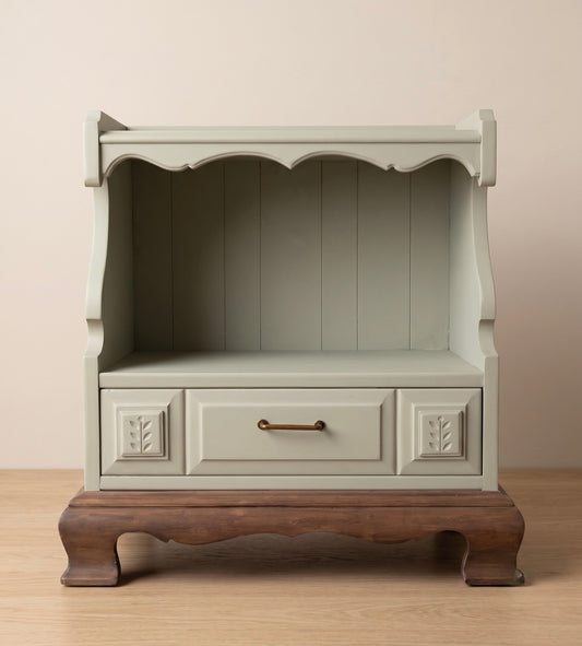 Stanley Distinctive Nightstand | Refinished Sage Green